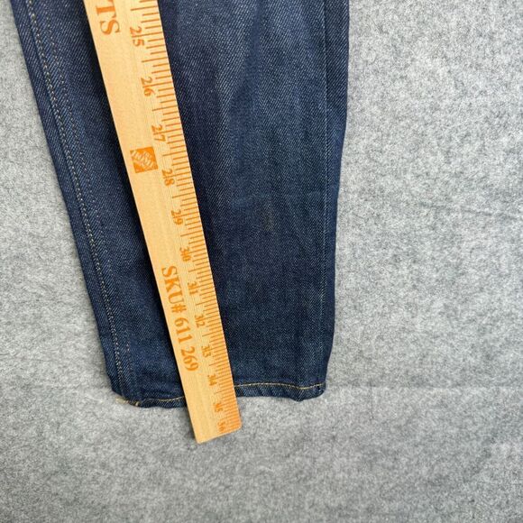 Acne Studios Bla Konst Jeans 31x32 Dark Wash Blue Selvedge Denim 32x26 MEAS - Picture 6 of 11